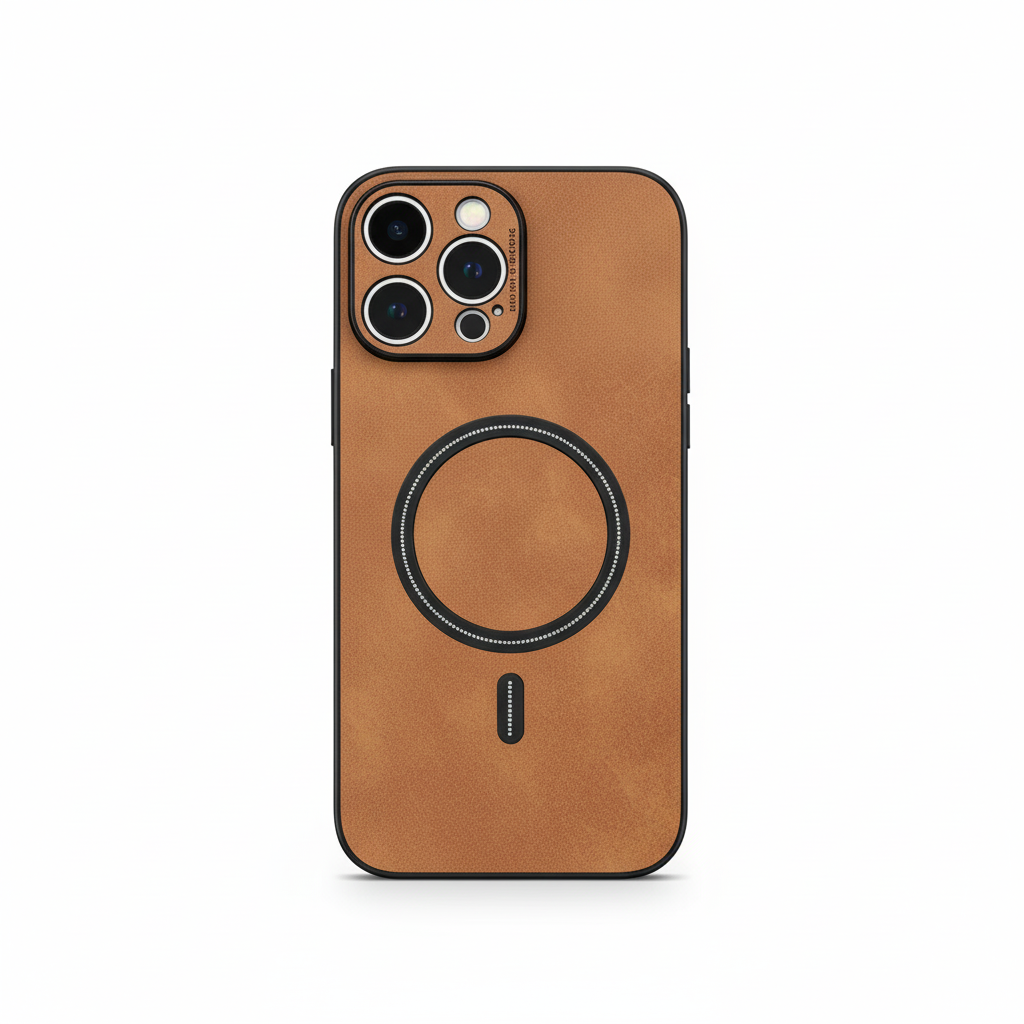 Magsafe Leather Shockproof Case for iPhone 11–17 Pro Max/Plus/Air/16e