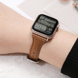 Slim Leather Apple Watch Band (All Series)