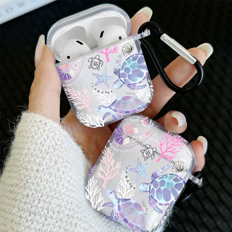 Colorful Turtle AirPods Case
