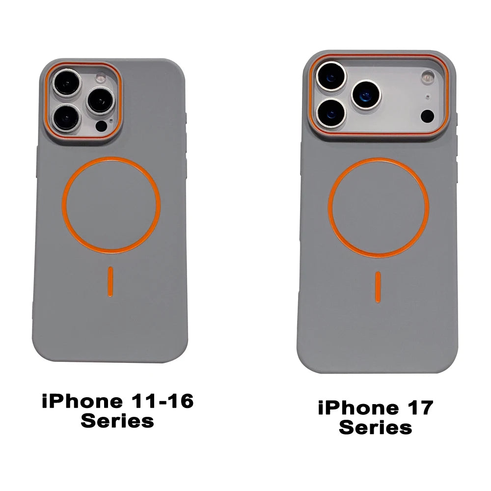 Frosted Magnetic MagSafe Case for iPhone