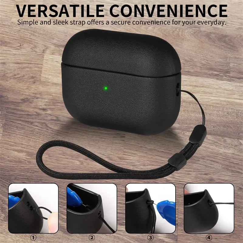 Leather Grain AirPods Case (Pro/3/4)