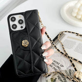 Quilted Wallet Crossbody iPhone Case (11-16 Pro Max/Plus)