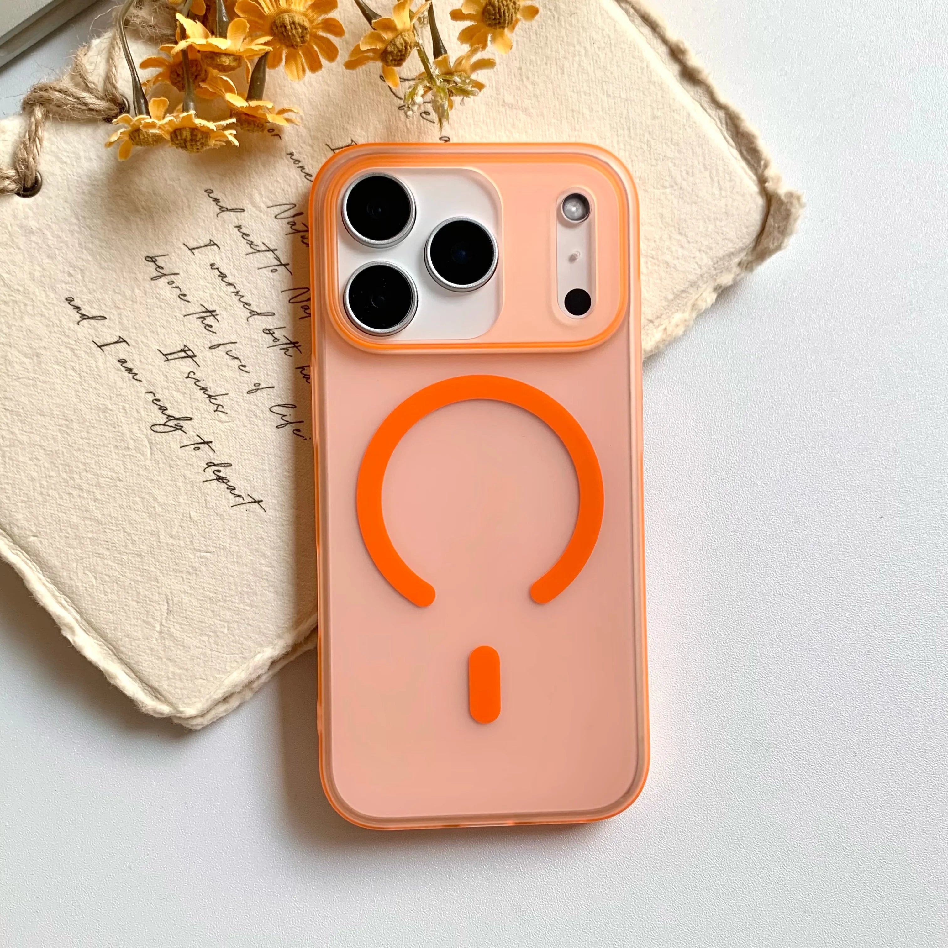 Ultra Thin Frosted PC Hard For Magsafe Magnetic Case For iPhone 17 Air 16 15 14 13 12 Pro Max Plus Shockproof Translucent Cover