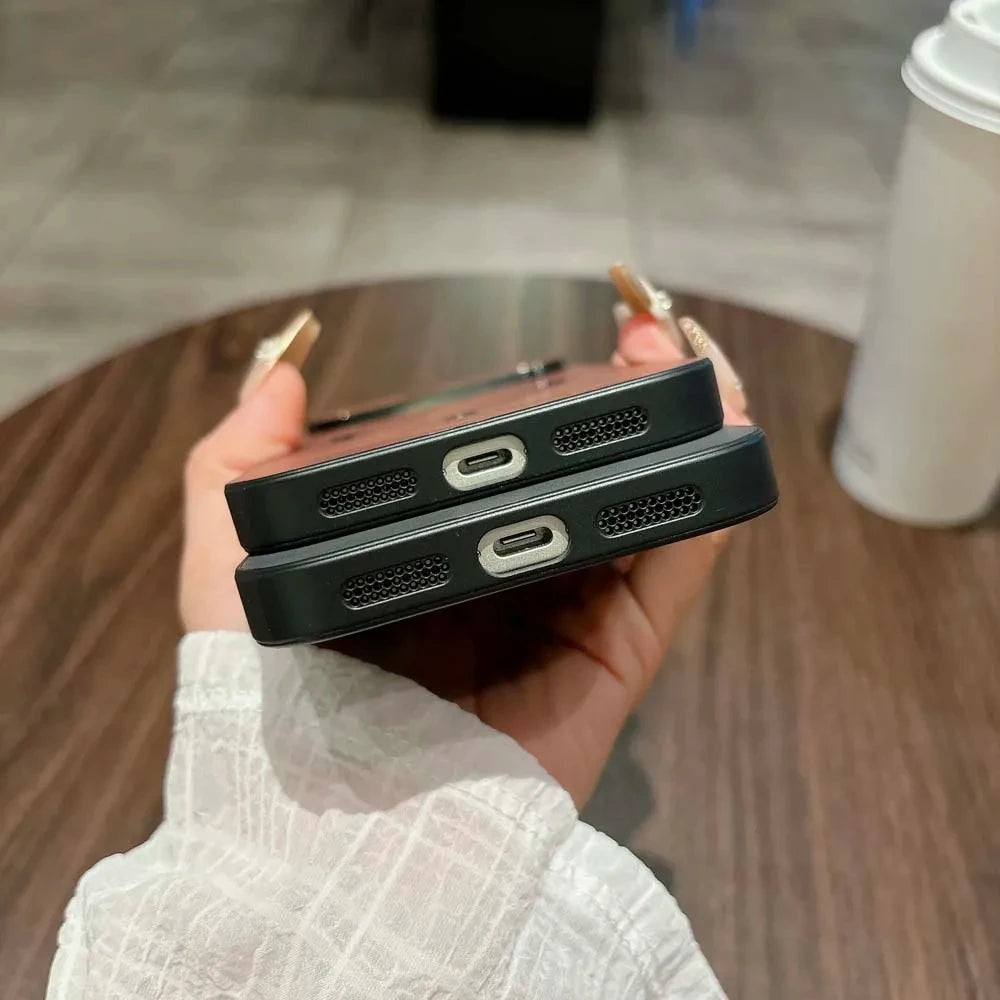 Magsafe Leather Shockproof Case for iPhone 11–17 Pro Max/Plus/Air/16e