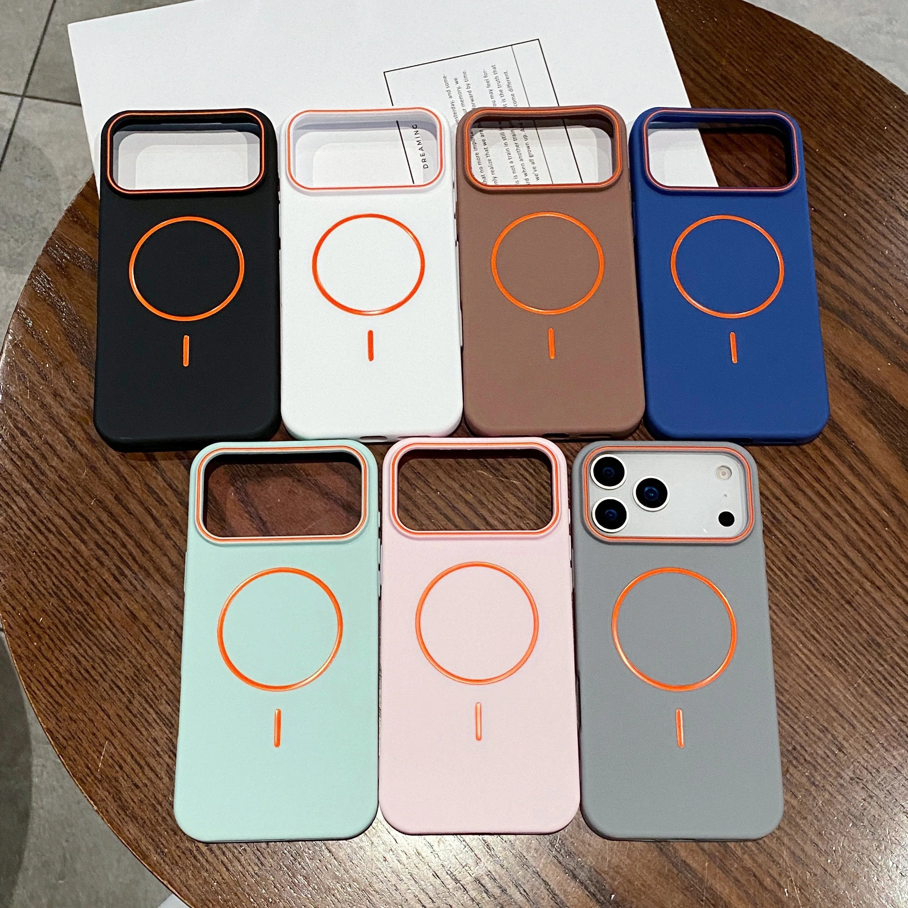 Frosted Magnetic MagSafe Case for iPhone