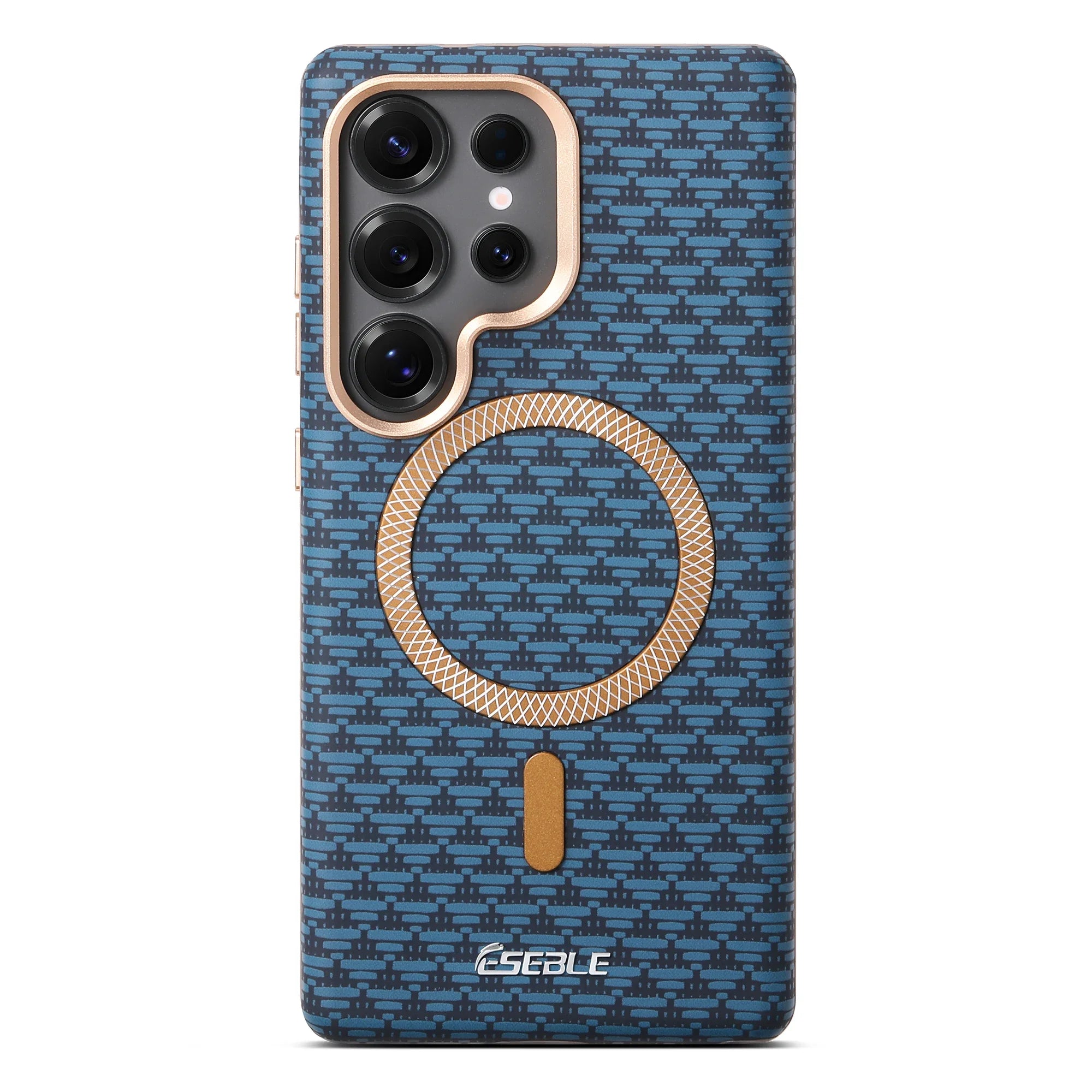 Luxury Magnetic Leather Magsafe Phone Case For Samsung Galaxy S25 S24 Ultra Plus Wireless Charging Alloy Lens Shockproof Cover