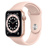 100% Original Apple Watch Series 6 44mm GPS Apple Watch S6 Aluminum Case with Sport Band iOS SmartWatch