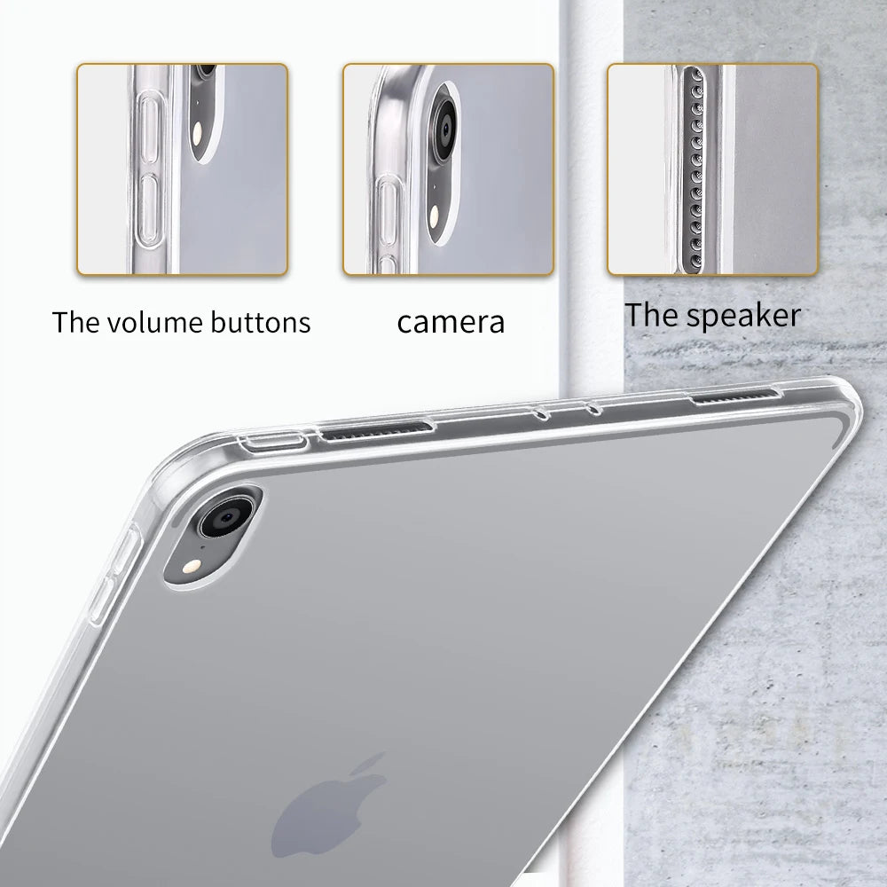 Transparent iPad Case – Pro/Air/Mini