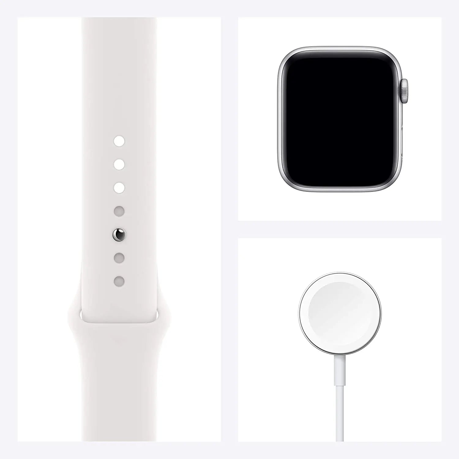 100% Original Apple Watch Series 6 44mm GPS Apple Watch S6 Aluminum Case with Sport Band iOS SmartWatch