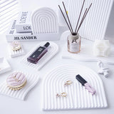 White Wave Texture Photography Tray