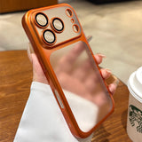 for iPhone 17Pro Plating Hard PC Matte Thin Case for iPhone 17 Pro Max With Lens Film Protection Ultra Slim Shockproof Cover