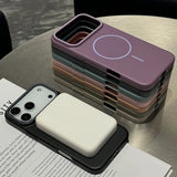 Luxury Matte Hard PC Magsafe Case for iPhone 17AIR 16 15 14 Plus 11 12 13 17 pro Max Shockproof Wireless Charge Magnetic Cover