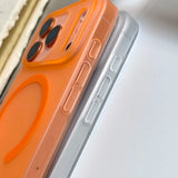 Ultra Thin Frosted PC Hard For Magsafe Magnetic Case For iPhone 17 Air 16 15 14 13 12 Pro Max Plus Shockproof Translucent Cover