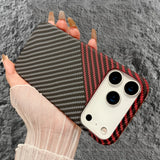 Matte Carbon Fibre for Magsafe Case for iPhone 17 Air 16 15 14 Plus 13 12 Pro Max 17Pro Wireless Charge Skin Glossy Armor Cover