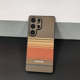 Color Blocking Sunset Pattern For Samsung Galaxy S25 S24 S23 S22 Ultra Case Soft TPU Shockproof  Phone Protective  Back Cover