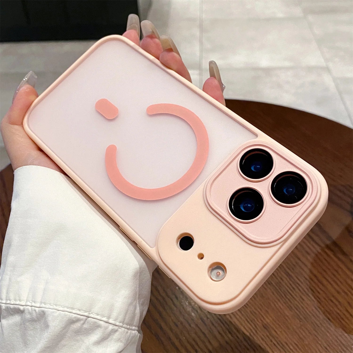 Transparent Magsafe IPhone17 Air Magnetic Shockproof Cover Matte Camera protection Case For iPhone 17 16 15 14Plus 13 12 Pro Max