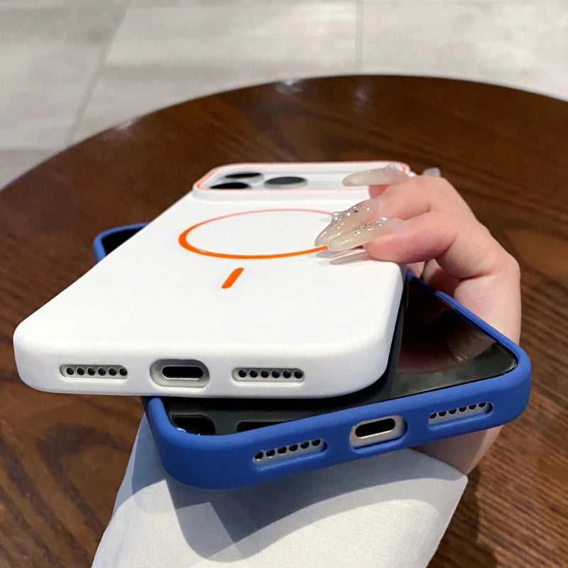 Ultra-Thin Magnetic Matte Case for iPhone