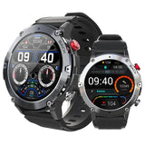 Military C21 Smart Watch Men Bluetooth Call Fitness Tracker 5ATM Waterproof Sport Wrist Smartwatch for iPhone Android Phone 2024