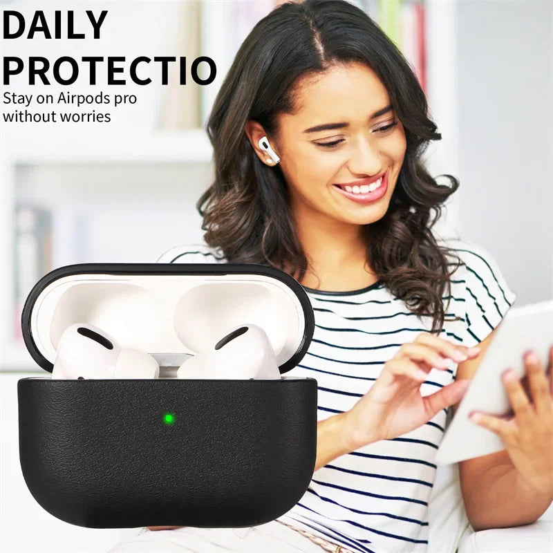 Leather Grain AirPods Case (Pro/3/4)