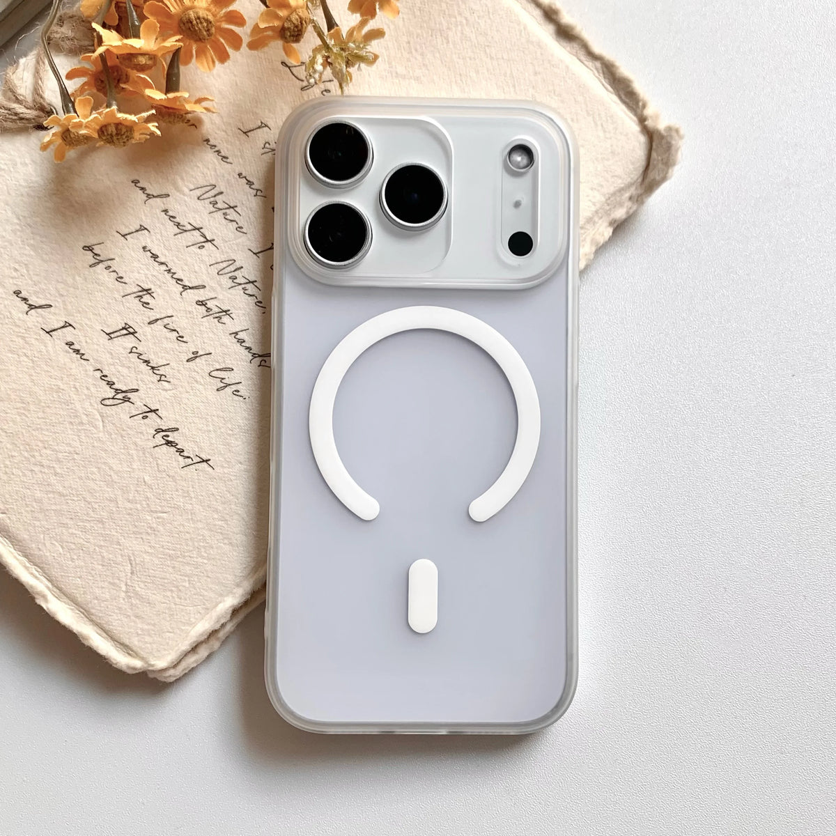 Ultra Thin Frosted PC Hard For Magsafe Magnetic Case For iPhone 17 Air 16 15 14 13 12 Pro Max Plus Shockproof Translucent Cover