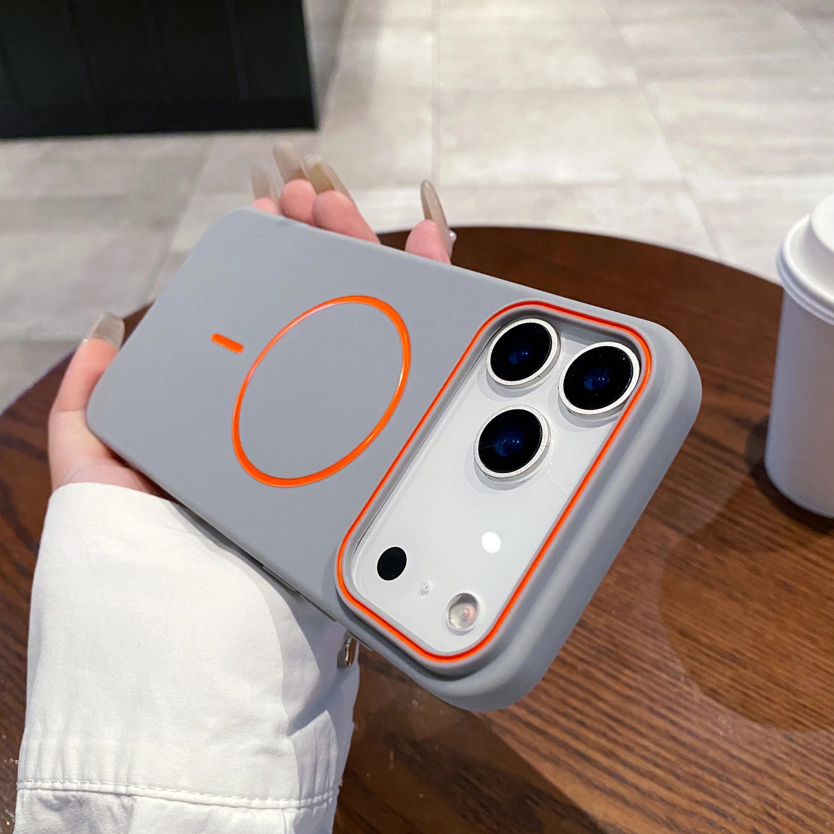Ultra-Thin Magnetic Matte Case for iPhone
