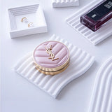 White Wave Texture Photography Tray
