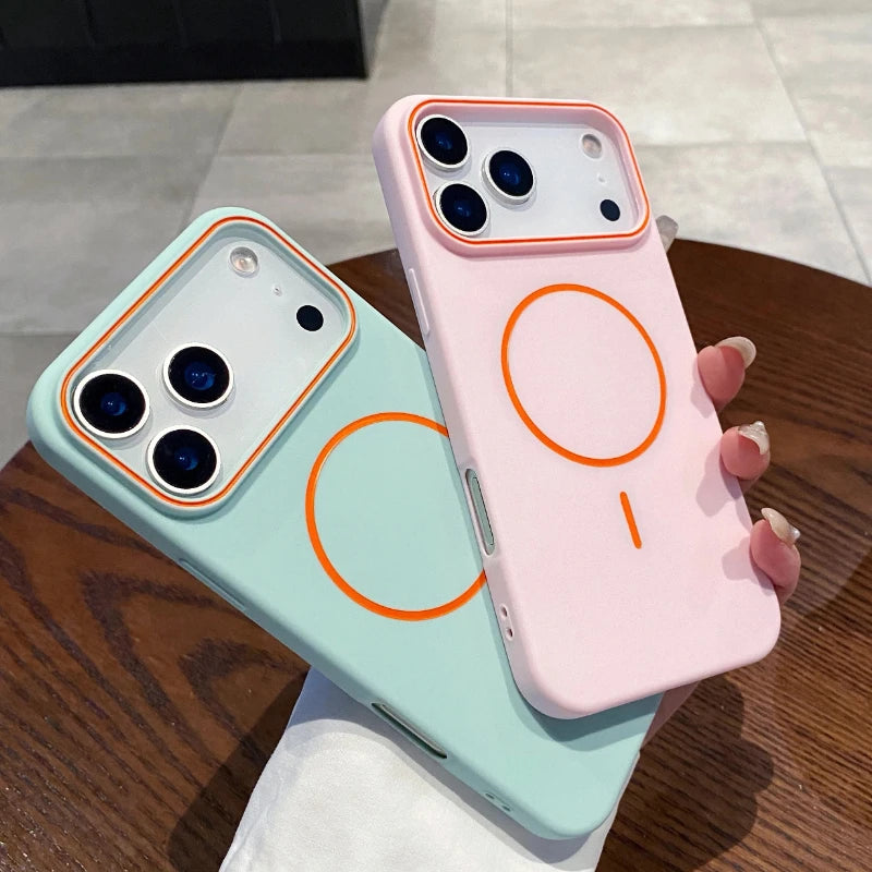 Ultra-Thin Magnetic Matte Case for iPhone