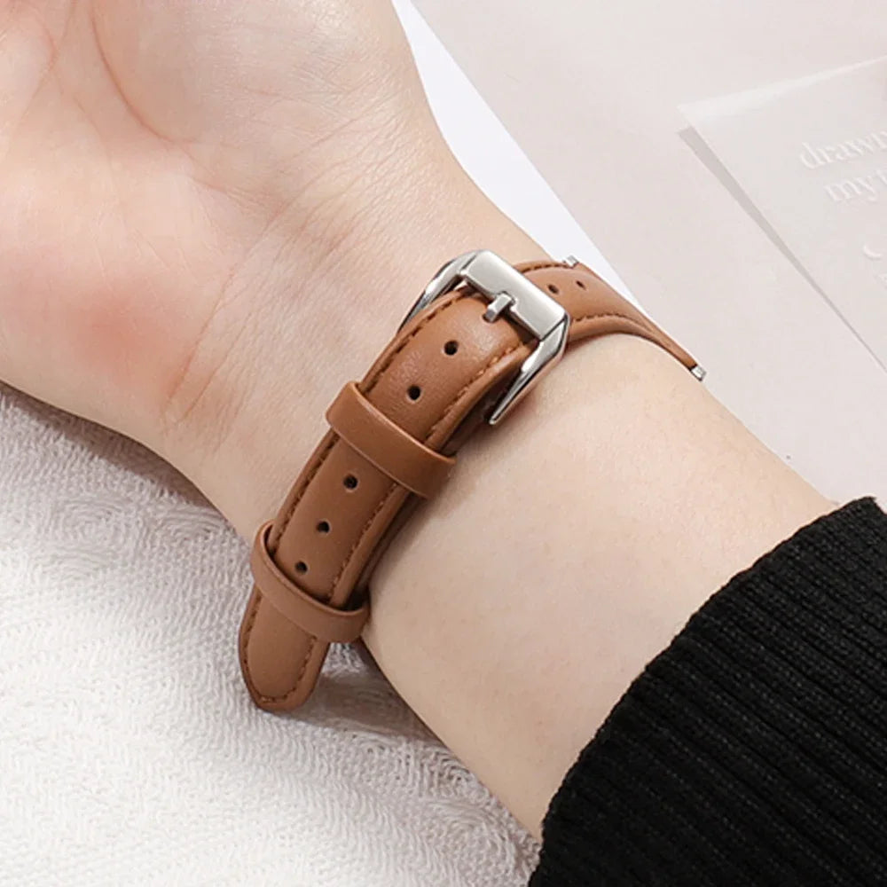 Slim Leather Apple Watch Band (All Series)