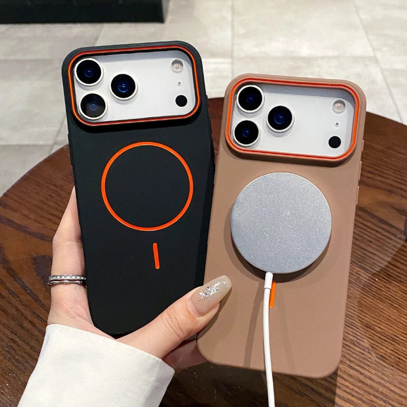 Ultra-Thin Magnetic Matte Case for iPhone