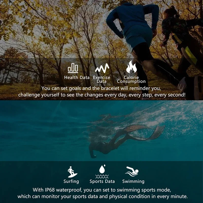 Military C21 Smart Watch Men Bluetooth Call Fitness Tracker 5ATM Waterproof Sport Wrist Smartwatch for iPhone Android Phone 2024