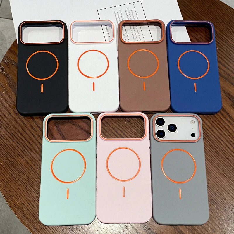 Ultra-Thin Magnetic Matte Case for iPhone
