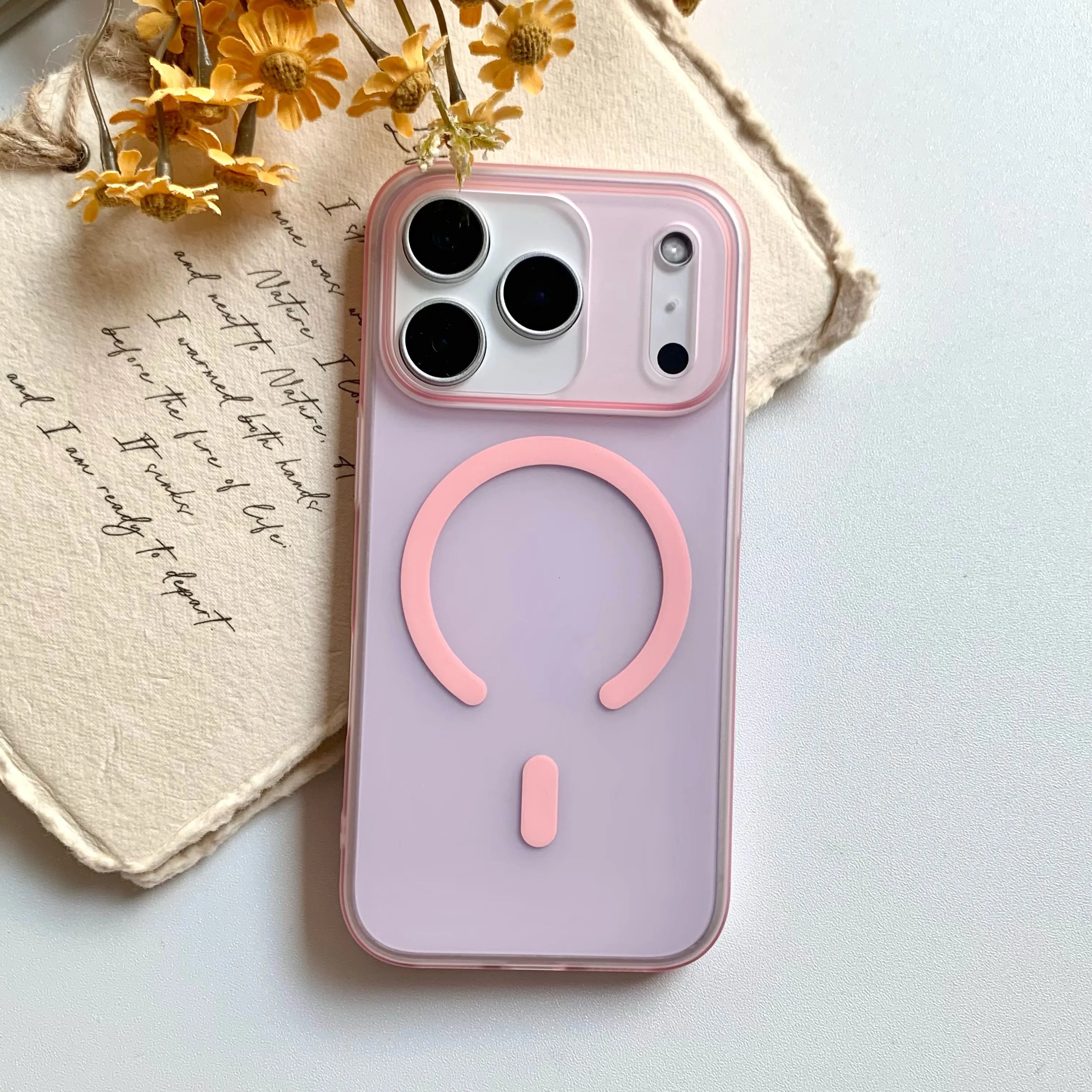 Ultra Thin Frosted PC Hard For Magsafe Magnetic Case For iPhone 17 Air 16 15 14 13 12 Pro Max Plus Shockproof Translucent Cover