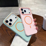Frosted Magnetic MagSafe Case for iPhone
