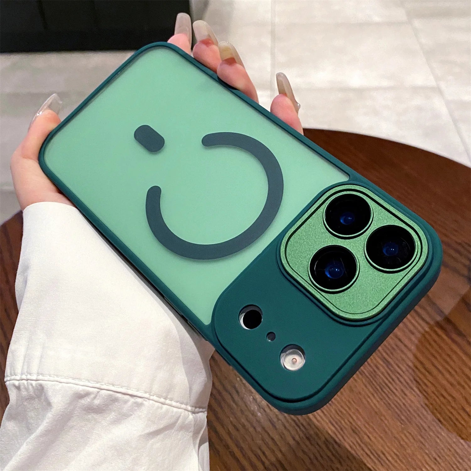 Transparent Magsafe IPhone17 Air Magnetic Shockproof Cover Matte Camera protection Case For iPhone 17 16 15 14Plus 13 12 Pro Max