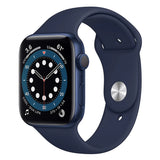 100% Original Apple Watch Series 6 44mm GPS Apple Watch S6 Aluminum Case with Sport Band iOS SmartWatch