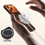 Business Carbon Fiber Inside Magsafe Case for iPhone 17 Pro Max 17Pro Metal Lens Protect Hard Armor Cover for iPhone 16 Pro Max