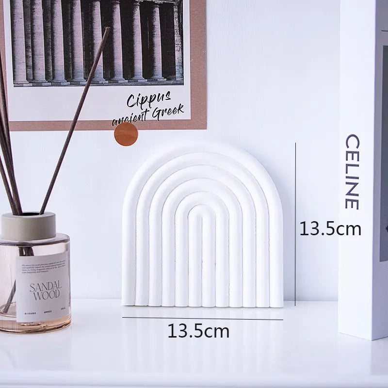 White Wave Texture Photography Tray